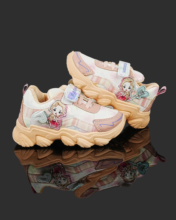 Unisex Kids Sneakers D-0002-PEACH