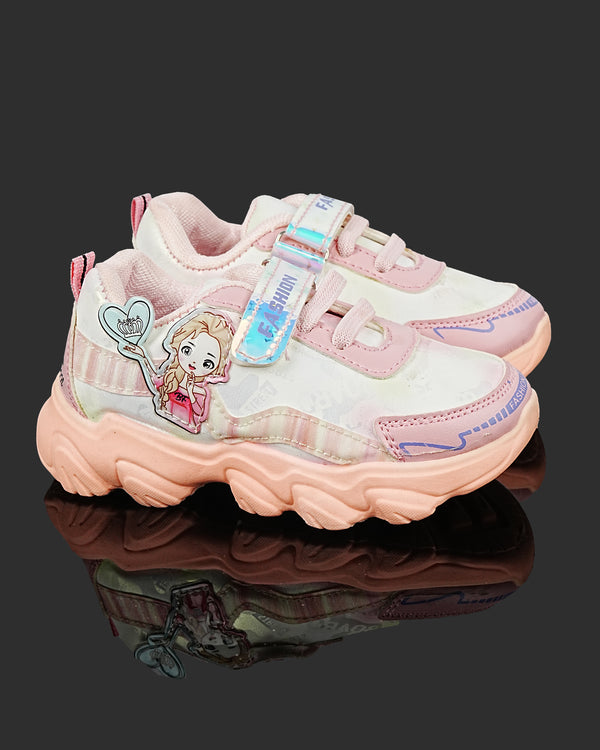 Unisex Kids Sneakers D-0002-PINK