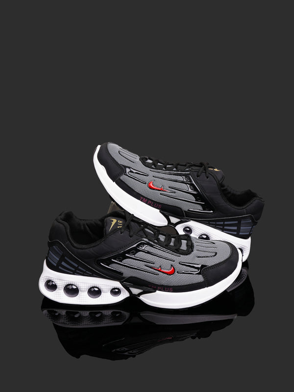 Men's "Air Max-Style" Comfort & Performance Sneakers - Gray/Black