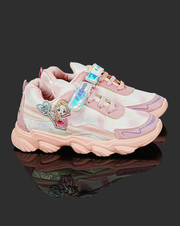 Kids Running Sneakers F-0002-PINK