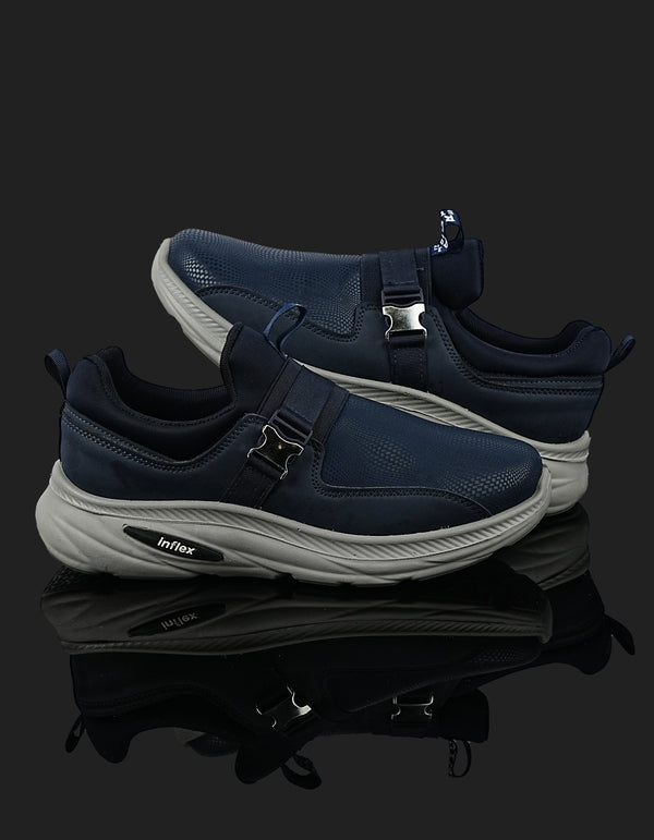 K-808 Dark Blue Slip-On Sports Shoes