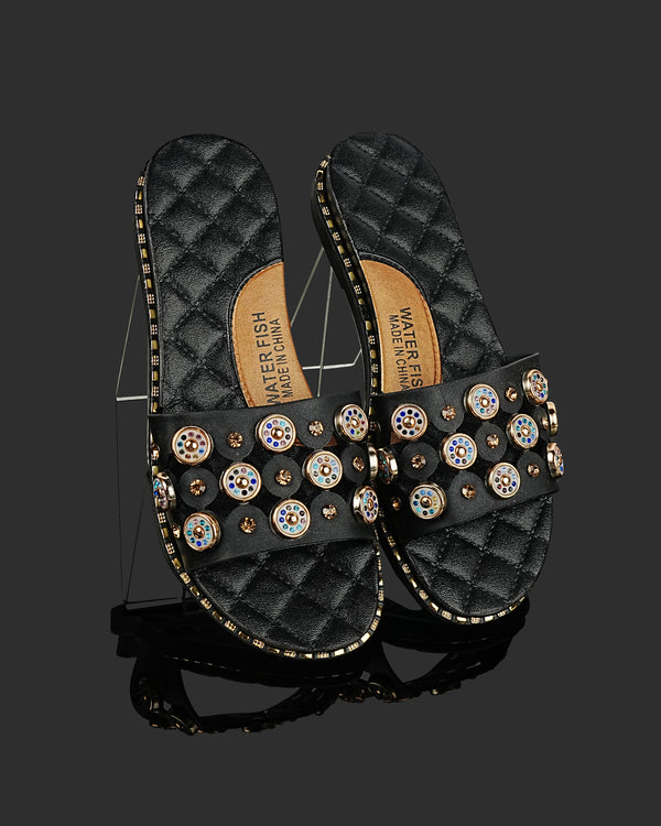 SLIPPER-LD-20148-BLACK