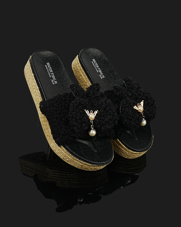SLIPPER-ST-19369-BLACK