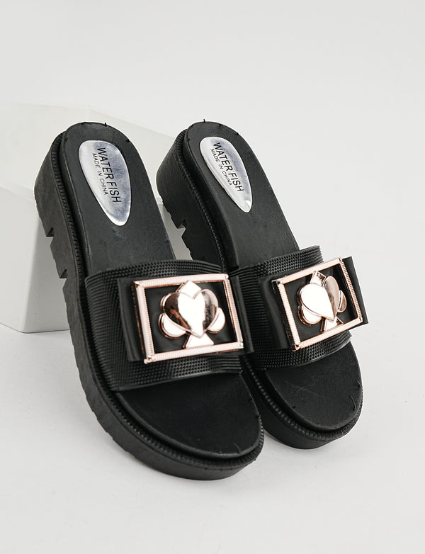 SLIPPER-SYR-1808-BLACK